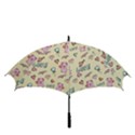 Pig Animal Love Romance Seamless Texture Pattern Golf Umbrellas View3