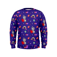 Texture Seamless Digital Scrapbooking Decorative Kids  Sweatshirt by pakminggu