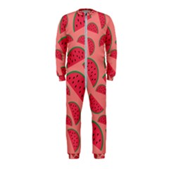 Watermelon Red Food Fruit Healthy Summer Fresh Onepiece Jumpsuit (kids) by pakminggu