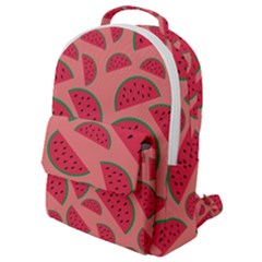 Watermelon Red Food Fruit Healthy Summer Fresh Flap Pocket Backpack (small) by pakminggu