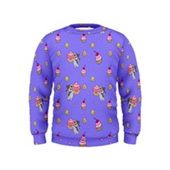 Art Pattern Design Seamless Scrapbooking Kids  Sweatshirt by pakminggu