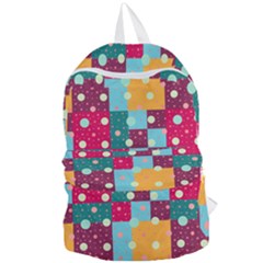 Background Pattern Texture Design Dots Wallpaper Foldable Lightweight Backpack