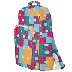 Background Pattern Texture Design Dots Wallpaper Double Compartment Backpack by pakminggu