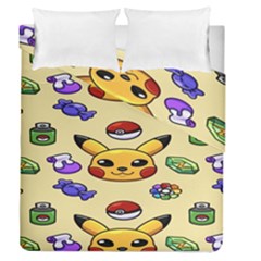 Pikachu Duvet Cover Double Side (queen Size) by artworkshop