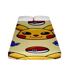 Pikachu Fitted Sheet (full/ Double Size) by artworkshop