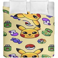 Pikachu Duvet Cover Double Side (king Size) by artworkshop