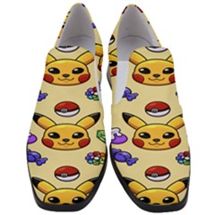 Pikachu Women Slip On Heel Loafers by artworkshop