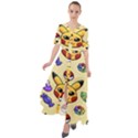 Pikachu Waist Tie Boho Maxi Dress View1