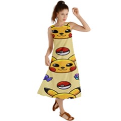 Pikachu Summer Maxi Dress by artworkshop