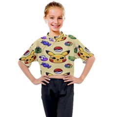 Pikachu Kids Mock Neck Tee