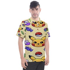 Pikachu Men s Polo Tee by artworkshop