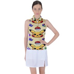 Pikachu Women s Sleeveless Polo Tee