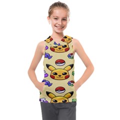 Pikachu Kids  Sleeveless Hoodie by artworkshop