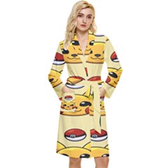 Pikachu Long Sleeve Velvet Robe by artworkshop