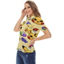 Pikachu Women s Short Sleeve Double Pocket Shirt View3