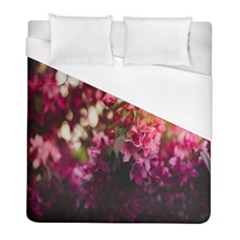 Pink Flower Duvet Cover (full/ Double Size) by artworkshop