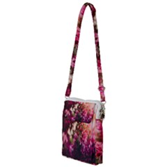 Pink Flower Multi Function Travel Bag by artworkshop