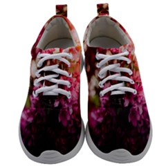 Pink Flower Mens Athletic Shoes