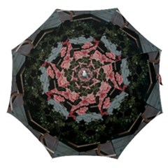 Pink Peony  Flower Straight Umbrellas by artworkshop