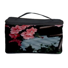 Pink Peony  Flower Cosmetic Storage Case by artworkshop