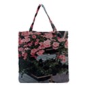 Pink Peony  Flower Grocery Tote Bag View1