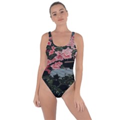 Pink Peony  Flower Bring Sexy Back Swimsuit by artworkshop