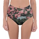 Pink Peony  Flower Reversible High-Waist Bikini Bottoms View3