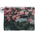 Pink Peony  Flower Canvas Cosmetic Bag (XXL) View1