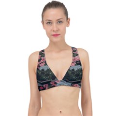 Pink Peony  Flower Classic Banded Bikini Top by artworkshop