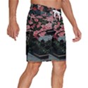 Pink Peony  Flower Men s Beach Shorts View3