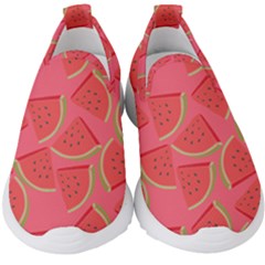 Watermelon Background Watermelon Wallpaper Kids  Slip On Sneakers by pakminggu