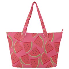 Watermelon Background Watermelon Wallpaper Full Print Shoulder Bag by pakminggu