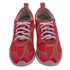 Watermelon Background Watermelon Wallpaper Women Athletic Shoes by pakminggu