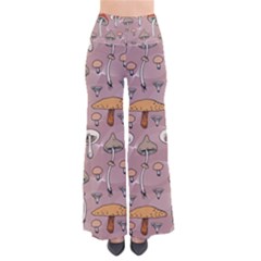 Mushrooms Autumn Fall Pattern Seamless Decorative So Vintage Palazzo Pants by pakminggu