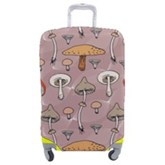 Mushrooms Autumn Fall Pattern Seamless Decorative Luggage Cover (medium) by pakminggu