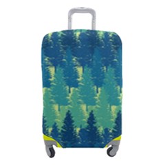 Christmas Trees Pattern Digital Paper Seamless Luggage Cover (small)