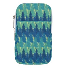 Christmas Trees Pattern Digital Paper Seamless Waist Pouch (large) by pakminggu