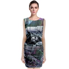 Cyberpunk Drama Classic Sleeveless Midi Dress by MRNStudios