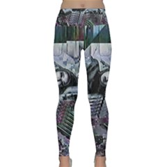 Cyberpunk Drama Lightweight Velour Classic Yoga Leggings