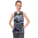 Cyberpunk Drama Kids  Sleeveless Hoodie View1