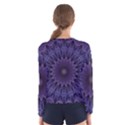 Shape Geometric Symmetrical Symmetry Wallpaper Women s Long Sleeve Tee View2