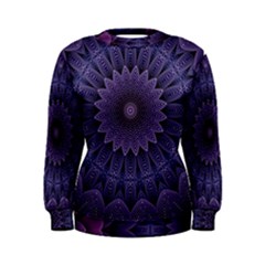 Shape Geometric Symmetrical Symmetry Wallpaper Women s Sweatshirt