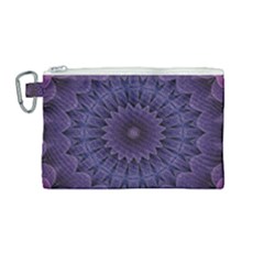 Shape Geometric Symmetrical Symmetry Wallpaper Canvas Cosmetic Bag (medium) by Bangk1t