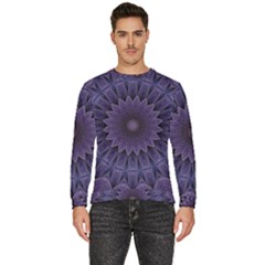 Shape Geometric Symmetrical Symmetry Wallpaper Men s Fleece Sweatshirt