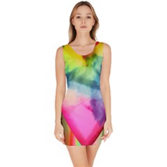 Heart Design Bodycon Dress