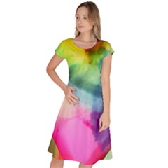 Heart Design Classic Short Sleeve Dress by Trending