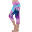 Landscape Mountain Colorful Nature Capri Yoga Leggings View2