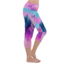 Landscape Mountain Colorful Nature Capri Yoga Leggings View3