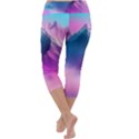 Landscape Mountain Colorful Nature Capri Yoga Leggings View4