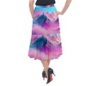 Landscape Mountain Colorful Nature Midi Mermaid Skirt View2